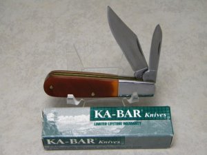 Kabar USA Saw-Cut Delrin 1013 Barlow Knife 
