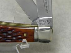 Schrade + USA LTD Super Sharp Bone TRT96 Trapper Knife in Box