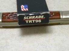 Schrade + USA LTD Super Sharp Bone TRT96 Trapper Knife in Box