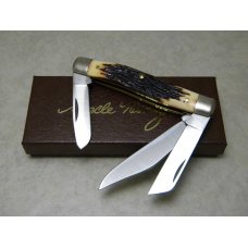 Schrade + USA 885UH Staglon Stockman Knife in Box Schrade + USA 885UH Staglon Stockman Knife in Box