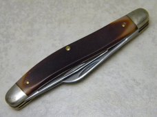 Schatt & Morgan Titusville PA. 2002 Buffalo Horn w/ MOP Shield Sunfish Knife - NIB Schatt & Morgan Titusville PA. 2002 Buffalo Horn w/ MOP Shield Sunfish Knife - NIB