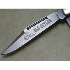 Old Cutler USA Jigged Delrin Carbon Steel 538 4-Blade Stockman Knife in Box Old Cutler USA Jigged Delrin Carbon Steel 538 4-Blade Stockman Knife in Box