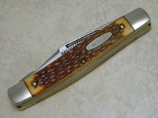 Old Cutler USA Jigged Delrin 527 Carbon Steel Muskrat Knife in Box