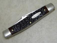 Old Cutler USA Jigged Delrin 523 Carbon Steel Jack Knife in Box
