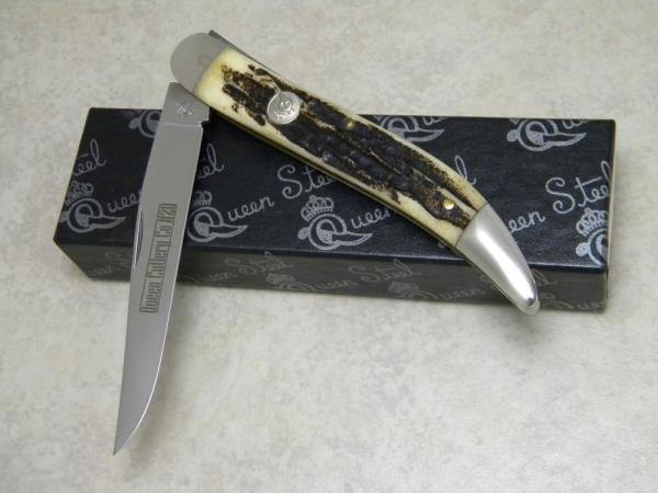 Queen Cutlery Co. Titusville PA #20 Bone Toothpick Knife in Box Queen Cutlery Co. Titusville PA #20 Bone Toothpick Knife in Box
