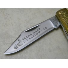 Schrade G.D.B.I. USA Saw-Cut Delrin Grand-Dad's Old-Timer Barlow Knife in Box Schrade G.D.B.I. USA Saw-Cut Delrin Grand-Dad's Old-Timer Barlow Knife in Box