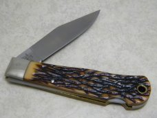 Rigid USA (Made by Camillus) Delrin RG77 Bear Tooth Lockback Knife in Box
