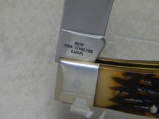 Rigid USA (Made by Camillus) Delrin RG77 Bear Tooth Lockback Knife in Box