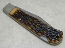 Rigid USA (Made by Camillus) Delrin RG77 Bear Tooth Lockback Knife in Box