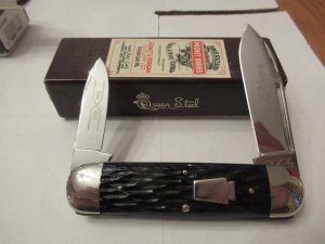   Schatt & Morgan Equal End  1 of 100 Dark Blue Bone Pattern # 042265 
