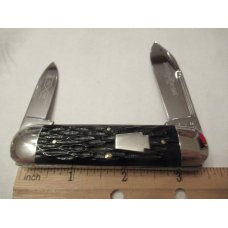 Schatt & Morgan Equal End 1 of 100 Dark Blue Bone Pattern # 042265 Schatt & Morgan Equal End 1 of 100 Dark Blue Bone Pattern # 042265