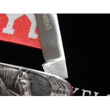 Vintage J A Henckels 2 Blade Gents Knife w/ Horse Heads on Metal Handles -Limited Edition Vintage J A Henckels 2 Blade Gents Knife w/ Horse Heads on Metal Handles -Limited Edition