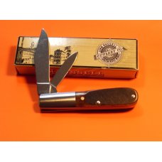Russell (Green River Works) Barlow Pocket Knife w/ Brown Bone Handles & Blade Etching -NOS w/ Box Russell (Green River Works) Barlow Pocket Knife w/ Brown Bone Handles & Blade Etching -NOS w/ Box
