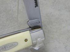 Old Cutler USA Smooth White 521 Carbon Steel Jack Knife in Box