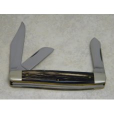 Old Cutler USA (Made by Colonial) Horn Stockman Knife in Box Old Cutler USA (Made by Colonial) Horn Stockman Knife in Box