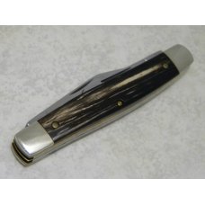 Old Cutler USA (Made by Colonial) Horn Stockman Knife in Box Old Cutler USA (Made by Colonial) Horn Stockman Knife in Box