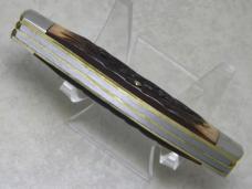 Camillus New York USA C-2 Imitation Stag Large Stockman Knife