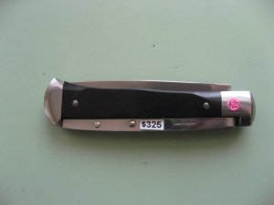 SCHATT & MORGAN #3 EXPRESS AUTO BUFFALO HORN DROP POINT 
