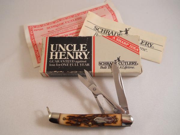 Schrade Uncle Henry 707UH USA Mint Schrade Uncle Henry 707UH USA Mint