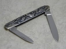 J.A. Henckels Germany Friodur Inox Metal Vine of Flowers Pen Knife J.A. Henckels Germany Friodur Inox Metal Vine of Flowers Pen Knife