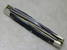 Camillus New York USA Jigged Black FF2 Large Stockman Knife c.2000 Camillus New York USA Jigged Black FF2 Large Stockman Knife c.2000