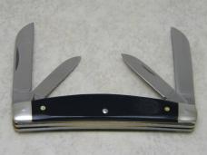 Camillus New York USA Slick Black Medium Congress Knife