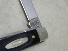 Camillus New York USA Slick Black Medium Congress Knife