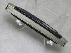 Camillus New York USA Slick Black Medium Congress Knife