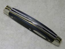Camillus New York USA Slick Black Medium Congress Knife