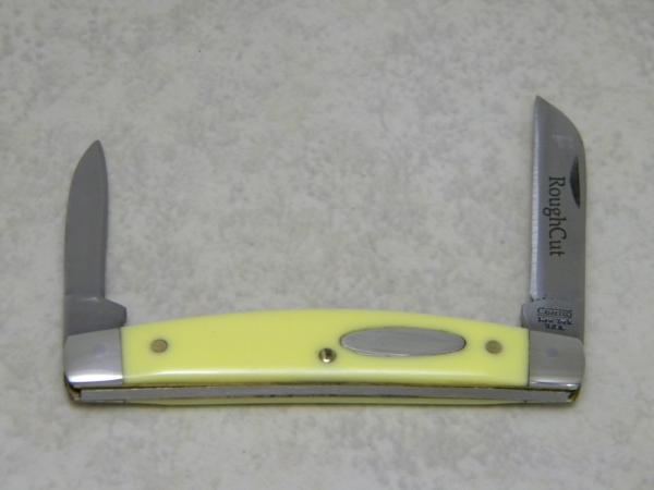 Camillus New York USA Yellow "Rough Cut" Small Congress Knife Camillus New York USA Yellow "Rough Cut" Small Congress Knife