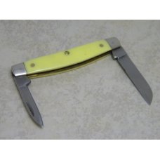 Camillus New York USA Yellow "Rough Cut" Small Congress Knife Camillus New York USA Yellow "Rough Cut" Small Congress Knife