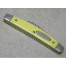 Camillus New York USA Yellow "Rough Cut" Small Congress Knife Camillus New York USA Yellow "Rough Cut" Small Congress Knife