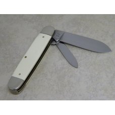 Camillus New York USA White #23 Jumbo Cigar Jack Knife
