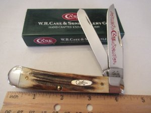  Case XX Red Letter Stag Trapper Pattern # 5254 SS 