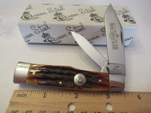 Queen Red Stag Gunstock  D-2 Steel