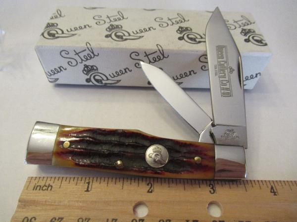 Queen Red Stag Gunstock  D-2 Steel