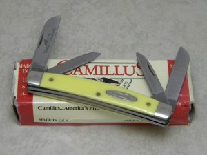 Camillus New York USA 712YNS  "Yello-Jaket" Congress Knife NIB
