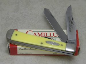Camillus New York USA 717Y  "Yello-Jaket" Trapper Knife NIB