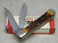 Camillus New York USA 717S  Jigged Delrin Trapper Knife NIB