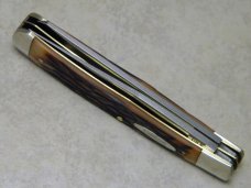 Camillus New York USA 717S  Jigged Delrin Trapper Knife NIB