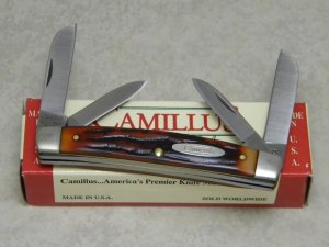 Camillus New York USA 712SNS  Jigged Delrin Congress Knife NIB