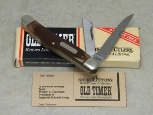 Schrade+USA 93OT Delrin Wrangler Jack Knife New in Tube