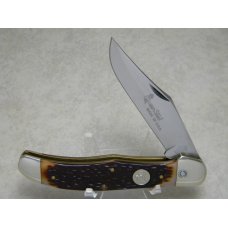 Queen Steel USA 44B Delrin Folding Hunter Push-Lock Knife NIB Queen Steel USA 44B Delrin Folding Hunter Push-Lock Knife NIB