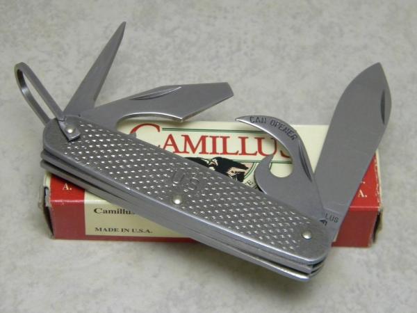 Camillus USA 2001 Metal U.S. United States Military Utility Camp Knife NIB Camillus USA 2001 Metal U.S. United States Military Utility Camp Knife NIB