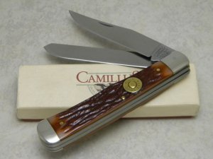 Camillus New York USA C-5 Delrin C.C.C. .30-06 SPRG Trapper Knife in Box