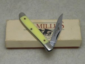 Camillus New York USA 710  "Yello-Jaket" Peanut Knife NIB