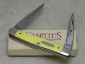 Camillus New York USA 714Y  "Yello-Jaket" Muskrat Knife NIB