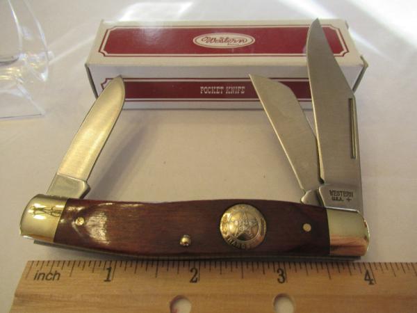 Western Wood Handle Stockman Model WTX Western Wood Handle Stockman Model WTX