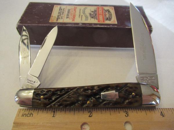 Schatt & Morgan Brown Bone Stockman Pattern # 43054 Schatt & Morgan Brown Bone Stockman Pattern # 43054
