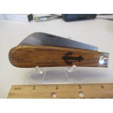 Fight'N Rooster Wood Handle  Rope Knife 